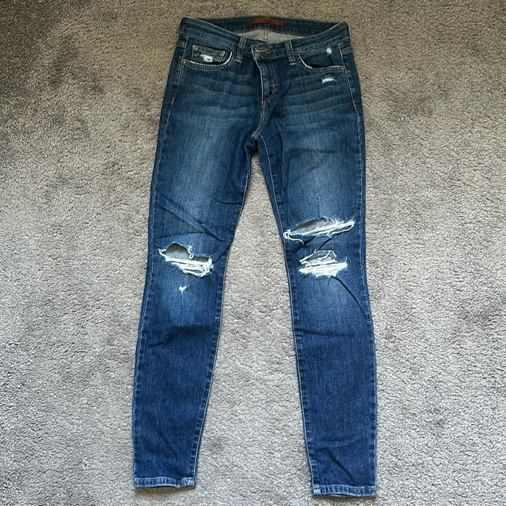 Joe’s Skinny Ankle Destroyed Jeans
